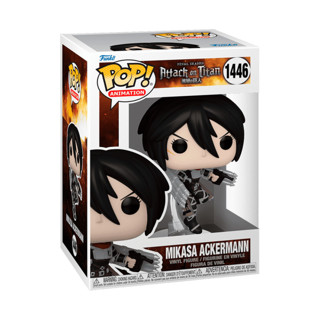 Фігурки персонажів - Фігурка Funko Pop Attack on Titan Мікаса Акерманн (67929)#2