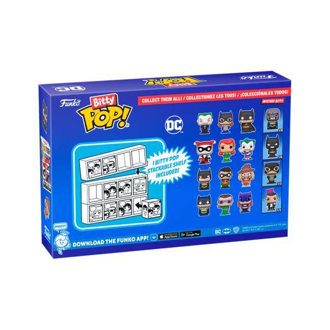 Фигурки персонажей - Набор-сюрприз Funko Pop Bitty Pop DC Comics (76339)#2