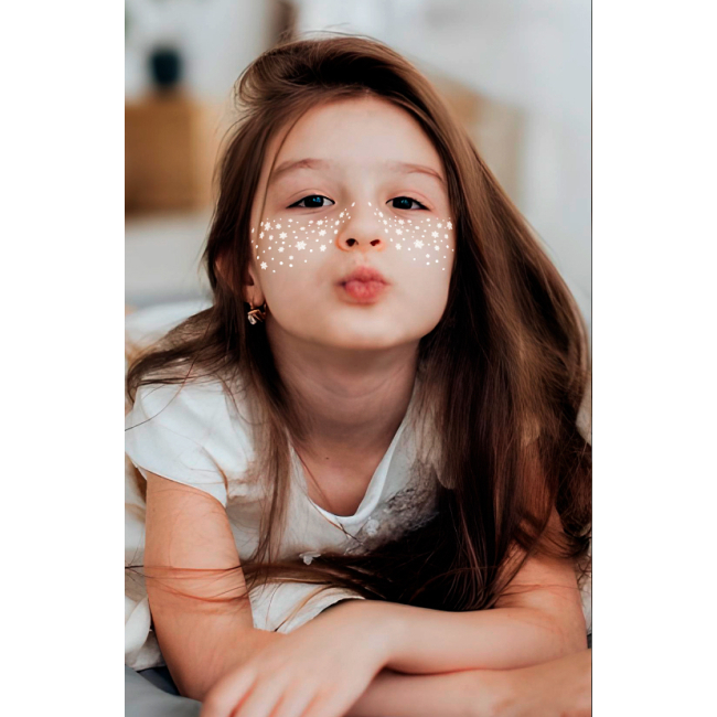 Косметика - ​Набір тату для тіла Tattooshka Зимовий погляд неонові (LB-169)#3