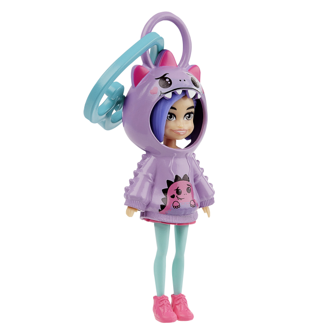 Ляльки - ​Мінілялька Polly Pocket Дракон у худі (HKV98/HRD62)#3