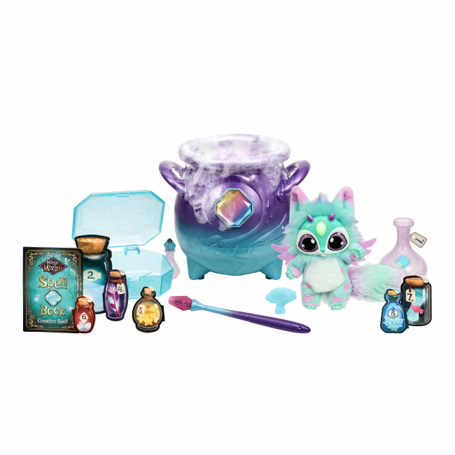 М'які тварини - Ігровий набір Magic Mixies Чарівний казанок фіолетовий (123401)#3