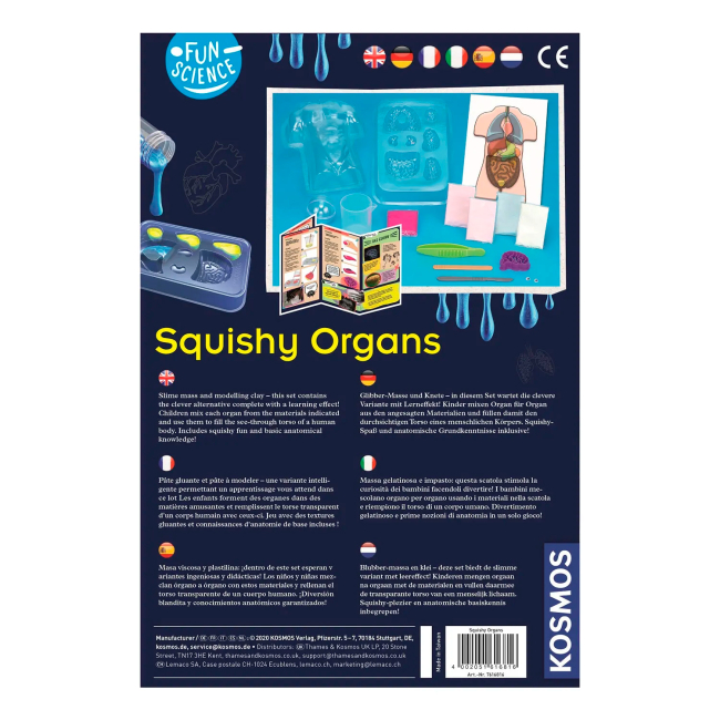 Наукові ігри, фокуси та досліди - Набір для експериментів Kosmos Желейні органи (616816)#3