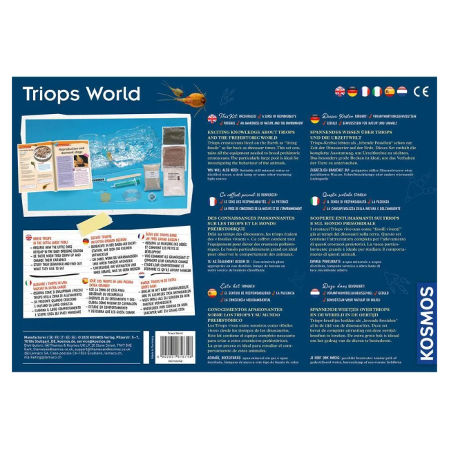 Наукові ігри, фокуси та досліди - Набір для дослідів Kosmos Triops World (616748)#3