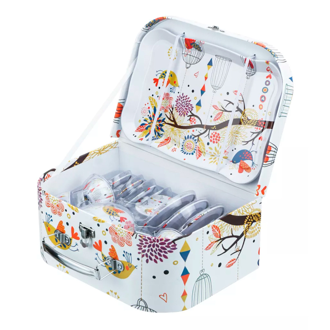 Детские кухни и бытовая техника - Игровой набор Shantou Jinxing Набор посуды в чемодане (555-CH003)#4