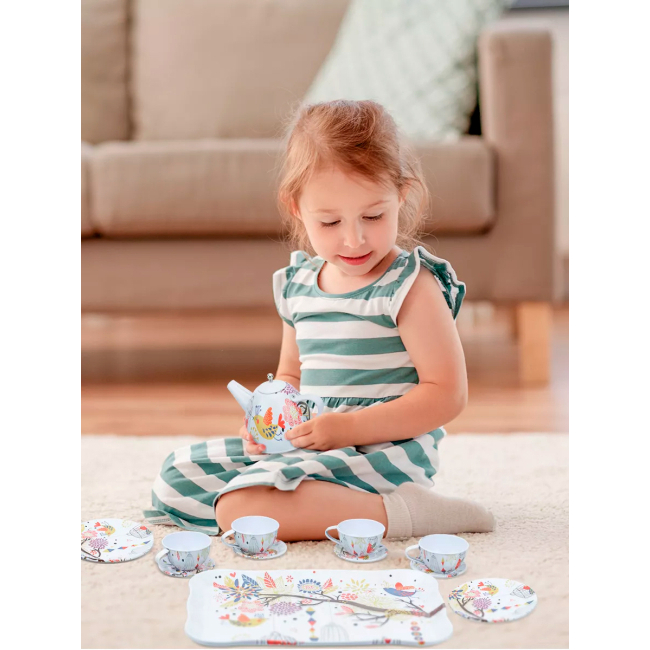 Детские кухни и бытовая техника - Игровой набор Shantou Jinxing Набор посуды в чемодане (555-CH003)#6