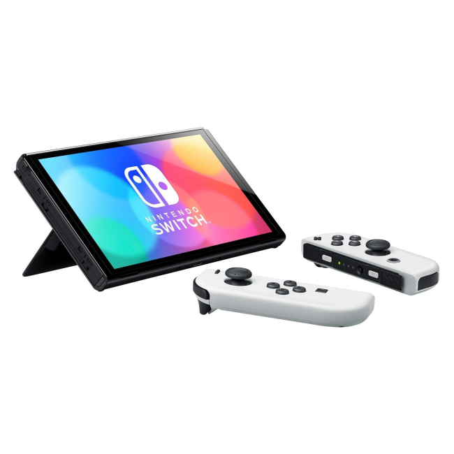Игровые приставки - Игровая консоль Nintendo Switch Oled белая (45496453435)#2