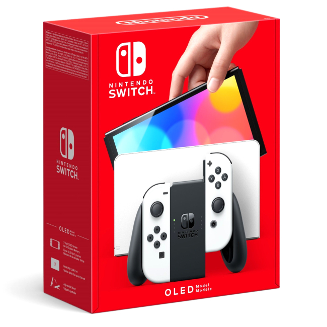 Игровые приставки - Игровая консоль Nintendo Switch Oled белая (45496453435)#7