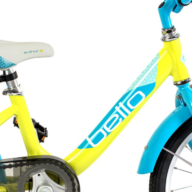 Велосипеды - Велосипед Author Bello II 16 салатово-голубой (2023008)#2