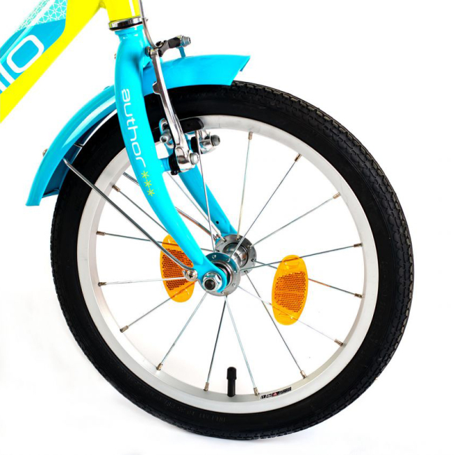 Велосипеды - Велосипед Author Bello II 16 салатово-голубой (2023008)#5