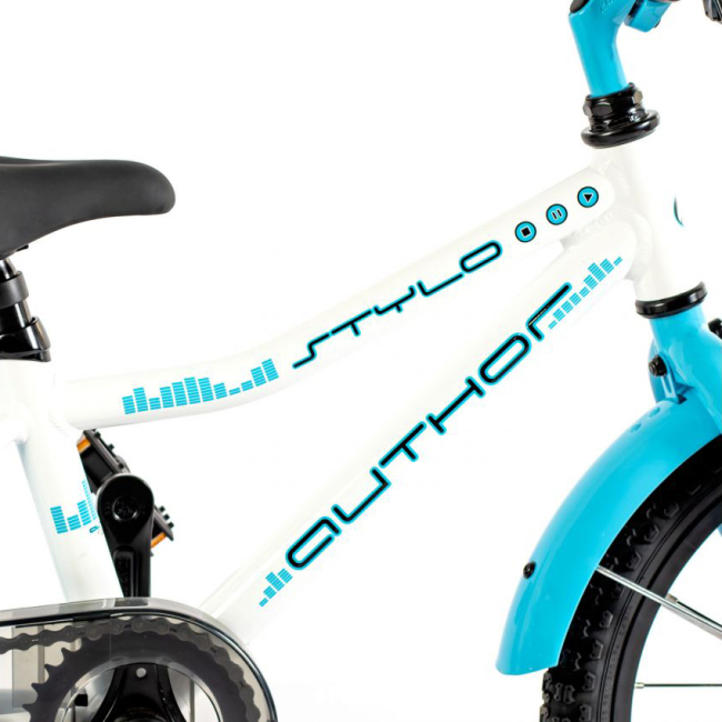 Велосипеды - Велосипед Author Stylo II 16 бело-голубой (2023010)#2