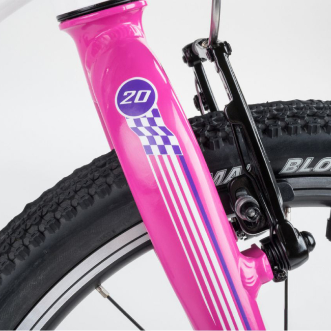 Велосипеди - Велосипед Author Record 20 біло-рожевий (2023025)#2