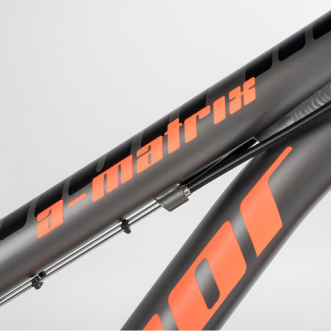 Велосипеди - Велосипед Author A-Matrix 24 сріблястий-неоново помаранчевий (2023029)#3