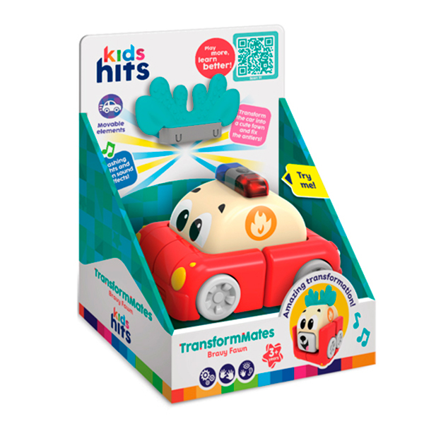 Машинки для малышей - Машинка-трансформер Kids Hits TransformMates Bravy Fawn (KH39/003)#5