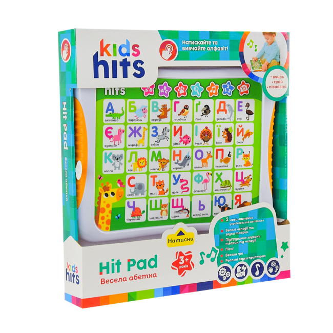Розвивальні іграшки - Інтерактивний планшет Kids Hits Hit Pad Абетка (KH01/003)#2