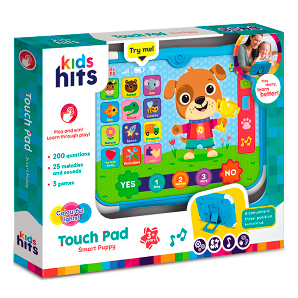 Розвивальні іграшки - Інтерактивний планшет Kids Hits Touch Pad Розумне цуценя (KH02/001)#3