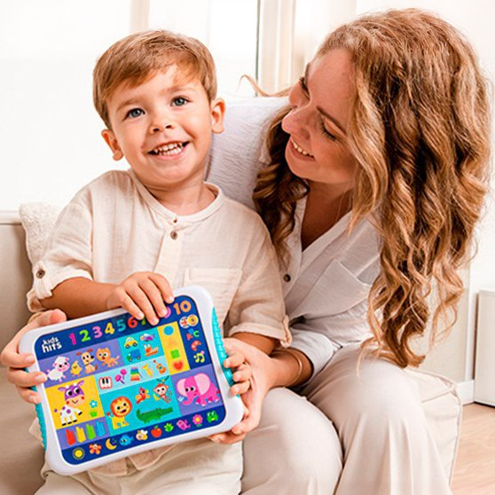 Розвивальні іграшки - Інтерактивний планшет Kids Hits Hit Pad Happy Duolingvo (KH01/012)#4