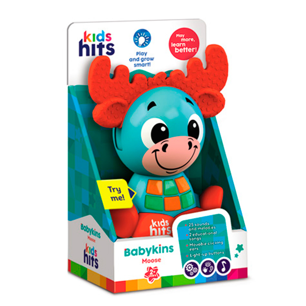 Розвивальні іграшки - Інтерактивна іграшка Kids Hits Babykins Лось (KH10/001)#3