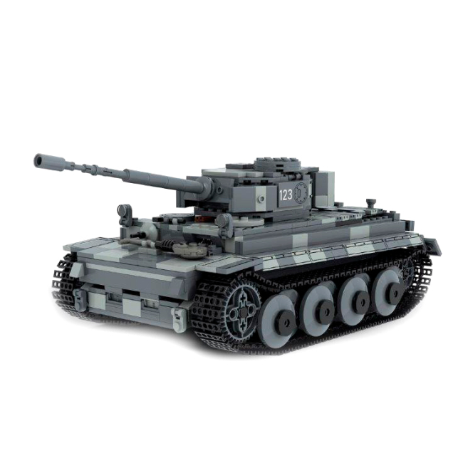 Конструктори з унікальними деталями - Конструктор IBLOCK Армія Танк Tигр (PL-921-505)#2