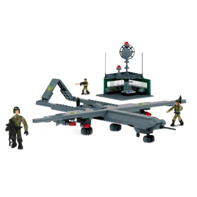 Конструкторы с уникальными деталями - Конструктор IBLOCK Армия Пункт управления БПЛА (PL-921-496)#2