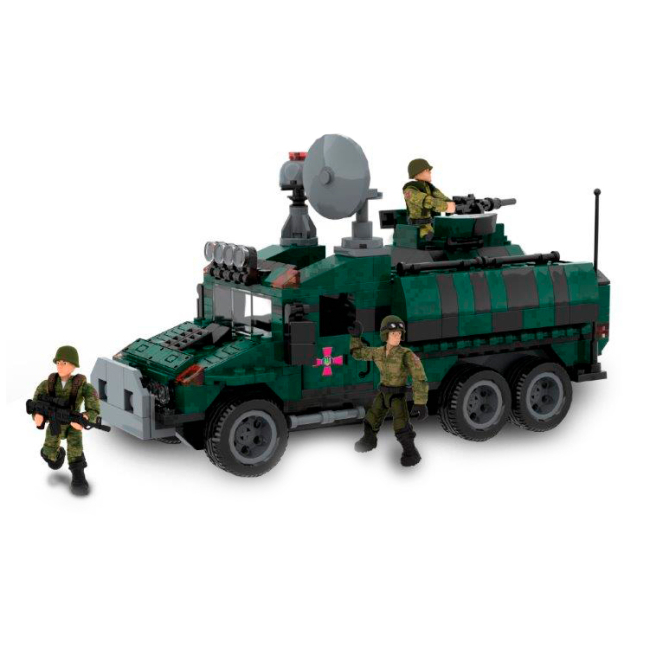 Конструктори з унікальними деталями - Конструктор IBLOCK Армія Командний пункт (PL-921-497)#2