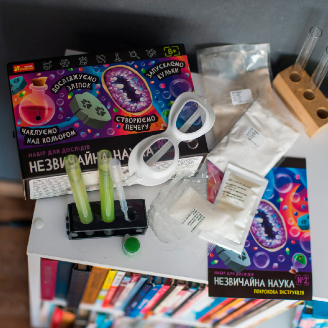 Наукові ігри, фокуси та досліди - Набір для дослідів Ranok Creative Незвичайна наука 2 (10114156У)#4
