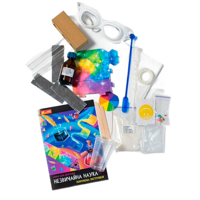 Наукові ігри, фокуси та досліди - Набір для дослідів Ranok Creative Незвичайна наука 3 (10114157У)#3