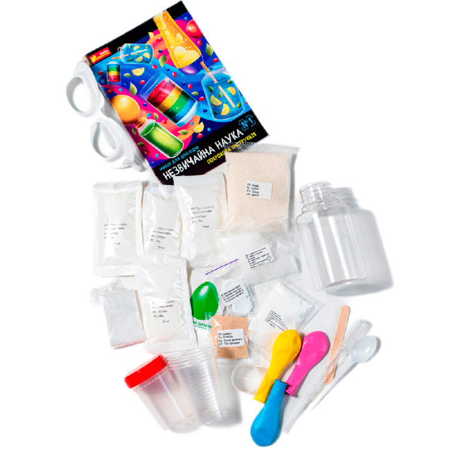 Наукові ігри, фокуси та досліди - Набір для дослідів Ranok Creative Незвичайна наука 1 (10114155У)#3