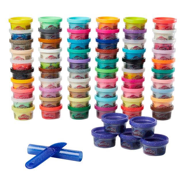 Наборы для лепки - Набор для лепки Play-Doh 65 баночек (F1528)#2