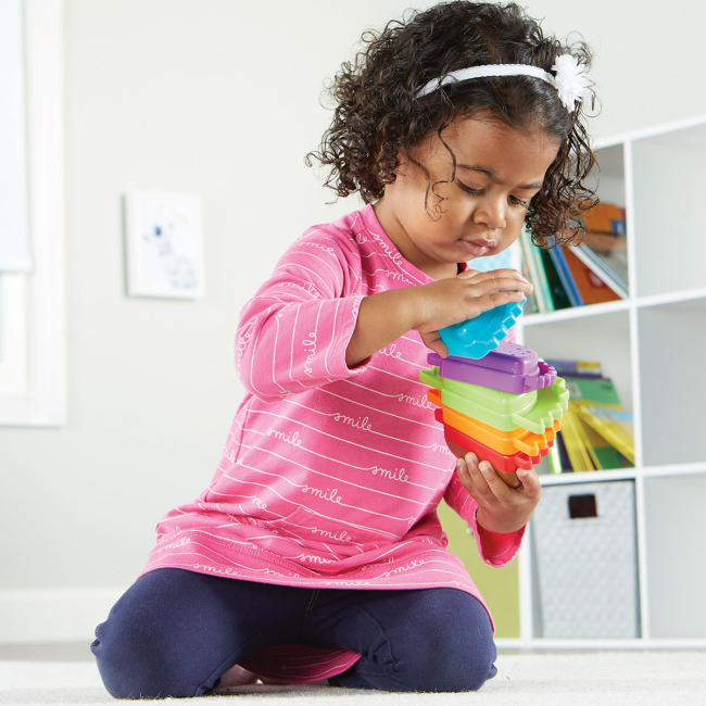 Развивающие игрушки - Игровой набор Learning Resources Spike The Fine Motor Hedgehog Красочный ежик (LER9105)#6