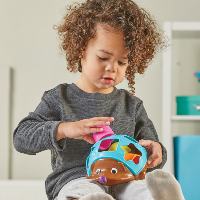 Развивающие игрушки - Игровой набор Learning Resources Spike The Fine Motor Hedgehog Сортер Ежик (LER9118)#5