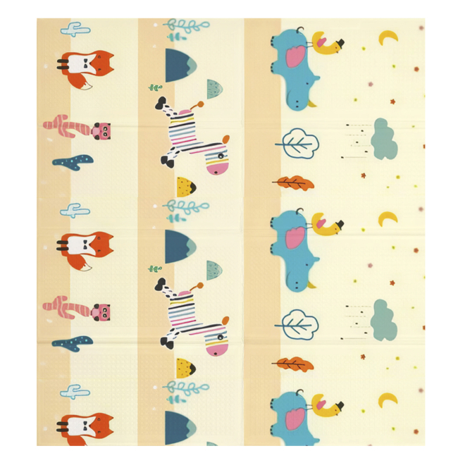 Развивающие коврики - Детский складной коврик Poppet Крутые каникулы и Чудесные зверята 200 х 180 см (2036038)#2