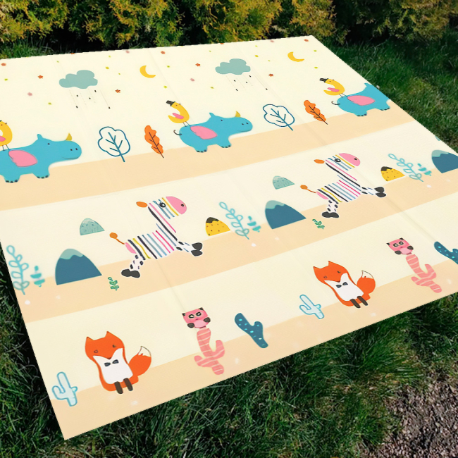 Развивающие коврики - Детский складной коврик Poppet Крутые каникулы и Чудесные зверята 200 х 180 см (2036038)#4
