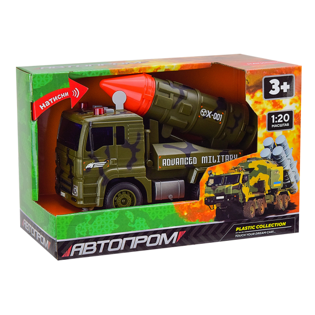 Транспорт и спецтехника - Техника Автопром Advanced military в ассортименте (AP9904ABCD)#6