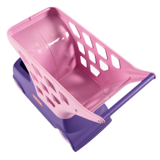 Набори професій - Ігровий візок Doloni Автомобіль з кошиком фіолетово-рожевий (01540/1)#5