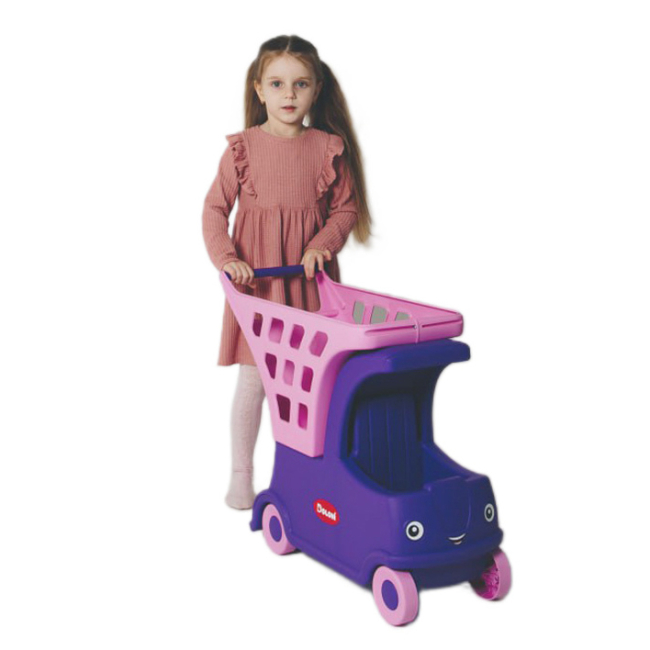Набори професій - Ігровий візок Doloni Автомобіль з кошиком фіолетово-рожевий (01540/1)#6
