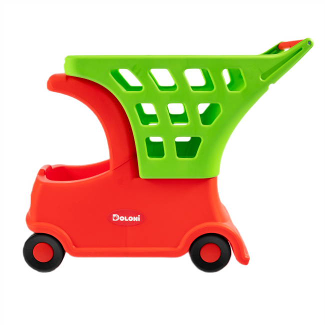 Набори професій - Ігровий візок Doloni Автомобіль з кошиком червоно-зелений (01540/2)#2