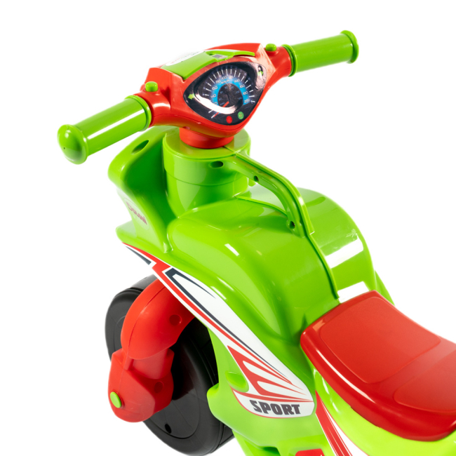 Біговели - Мотоцикл Doloni Мотобайк зелено-червоний (0139/5)#4