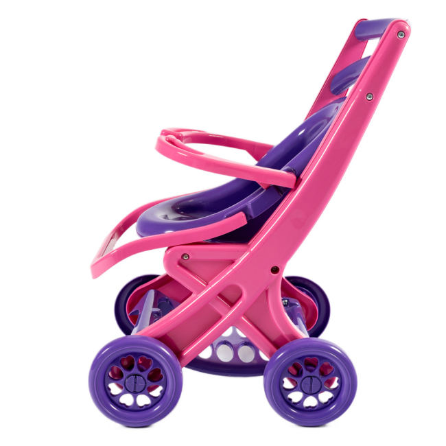 Транспорт і улюбленці - Візочок для ляльки Doloni фиолетово-рожевий (0122/02)#2