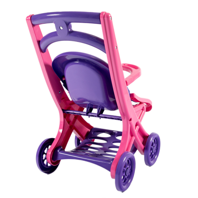 Транспорт і улюбленці - Візочок для ляльки Doloni фиолетово-рожевий (0122/02)#3
