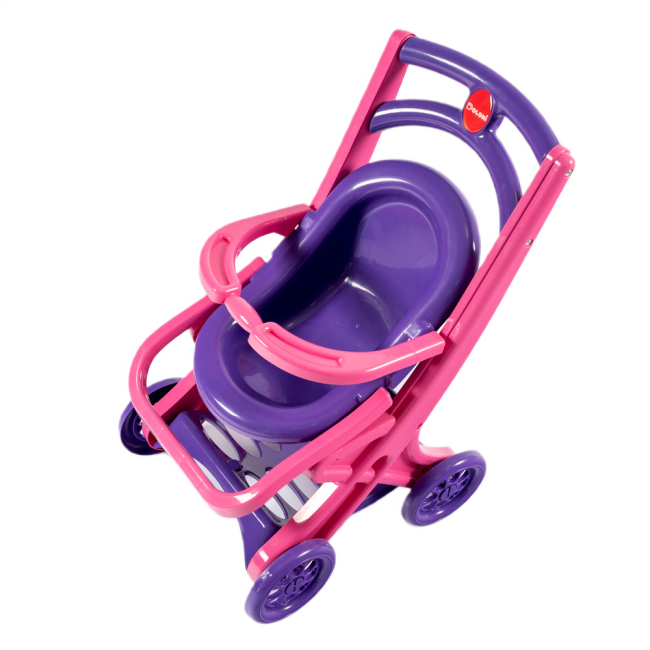 Транспорт і улюбленці - Візочок для ляльки Doloni фиолетово-рожевий (0122/02)#4
