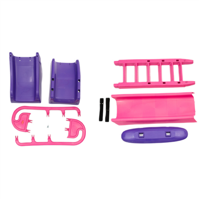 Ігрові комплекси, гойдалки, гірки - Велика гірка Doloni рожево-фіолетова (014550/9)#4