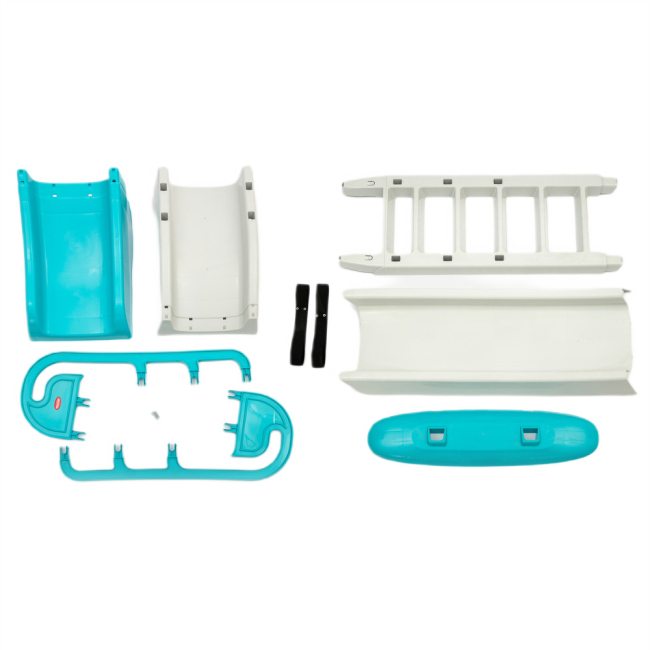 Ігрові комплекси, гойдалки, гірки - Велика гірка Doloni біло-блакитна (014550/13)#4