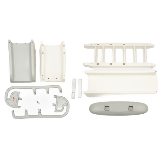 Ігрові комплекси, гойдалки, гірки - Велика гірка Doloni біло-сірий (014550/17)#2