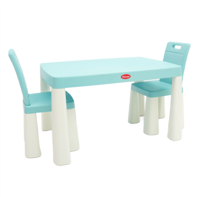 Детская мебель - Игровой стол и стулья Doloni голубовато-белый (04680/7)#2