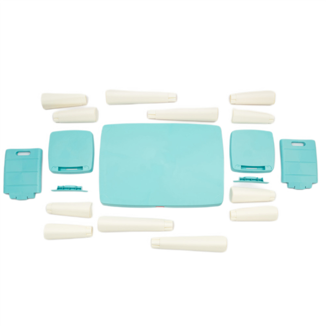 Детская мебель - Игровой стол и стулья Doloni голубовато-белый (04680/7)#3