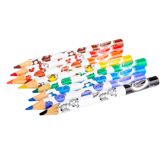 Канцтовары - Набор карандашей Crayola Mini Kids Мои первые карандаши 8 шт (3678)#2