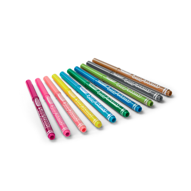 Канцтовары - Набор фломастеов Crayola Silly Scents 10 шт (58-5071G)#2