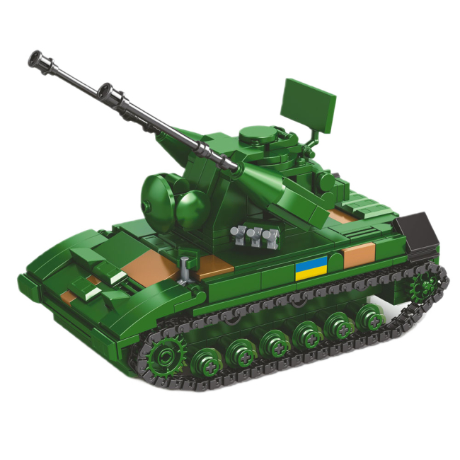 Конструктори з унікальними деталями - Конструктор Limo Toy Військова техніка Гепард (KB 1118)#2