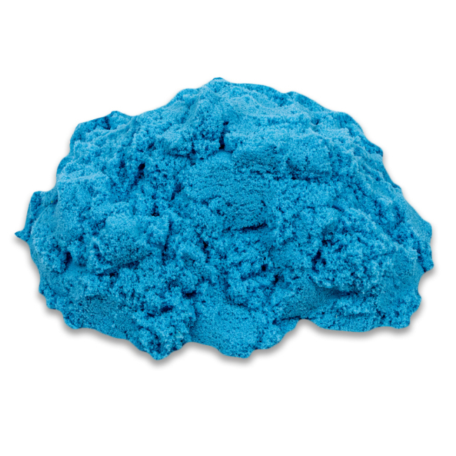 Антистрес іграшки - ​Кінетичний пісок Strateg Magic sand блакитний 500 грамів (39403-3)#2