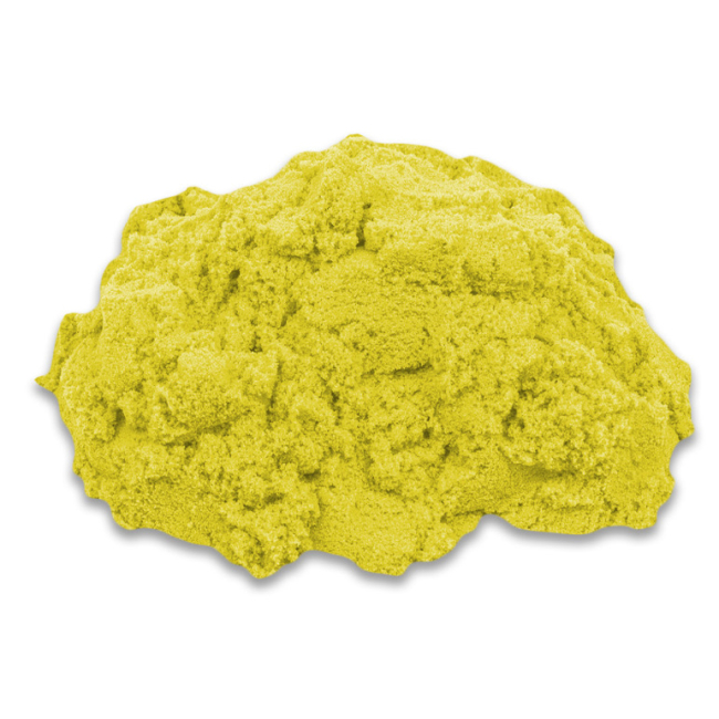 Антистрес іграшки - ​Кінетичний пісок Strateg Magic sand жовтий 500 грамів (39403-5)#2